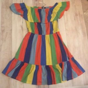 Super Fun Colorful Ruffle Sundress